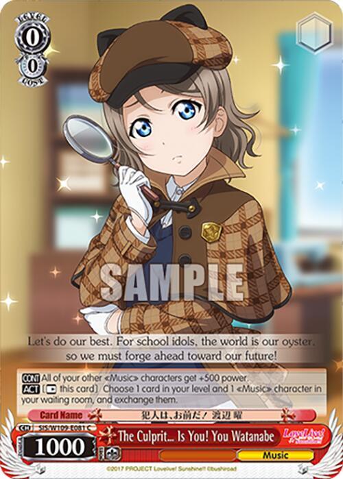 The Culprit Is You! You Watanabe - [Love Live! School idol festival 2 MIRACLE LIVE!] | Gear Gaming Fayetteville