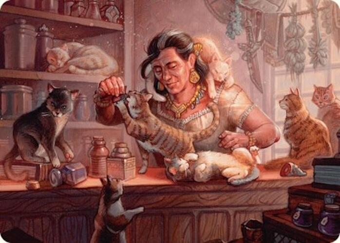 Cat Collector Art Card (1/54) [Foundations Art Series] | Gear Gaming Fayetteville