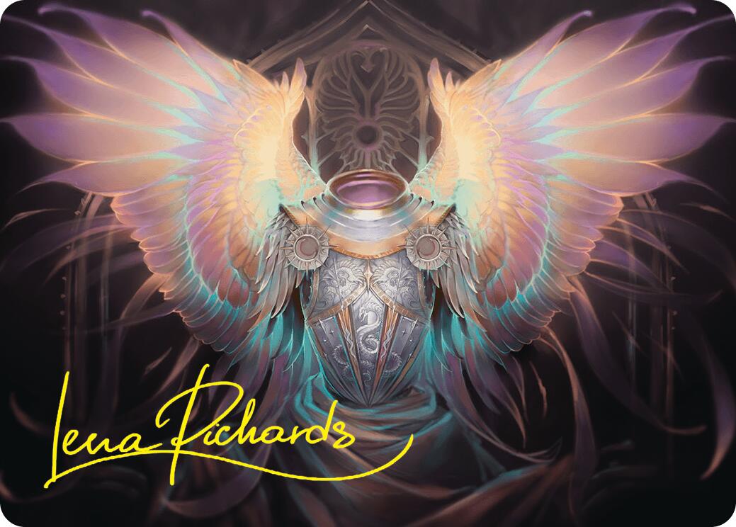 Celestial Armor Art Card (2/54) (Gold-Stamped Signature) [Foundations Art Series] | Gear Gaming Fayetteville