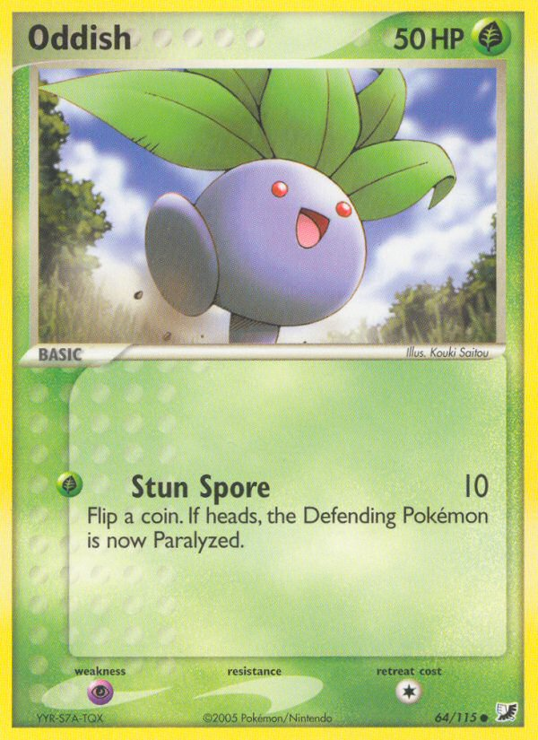 Oddish (64/115) [EX: Unseen Forces] | Gear Gaming Fayetteville