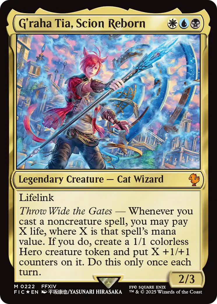 G'raha Tia, Scion Reborn (Surge Foil) [FINAL FANTASY Commander] | Gear Gaming Fayetteville