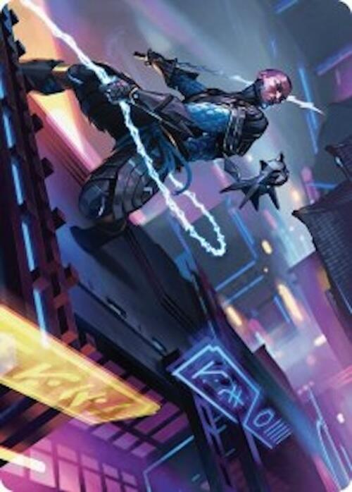 Kaito, Cunning Infiltrator Art Card (51/54) [Foundations Art Series] | Gear Gaming Fayetteville