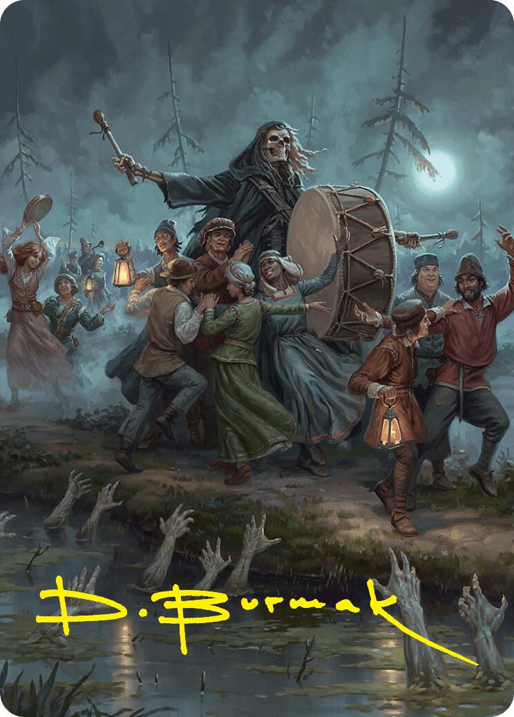Blasphemous Edict Art Card (35/54) (Gold-Stamped Signature) [Foundations Art Series] | Gear Gaming Fayetteville