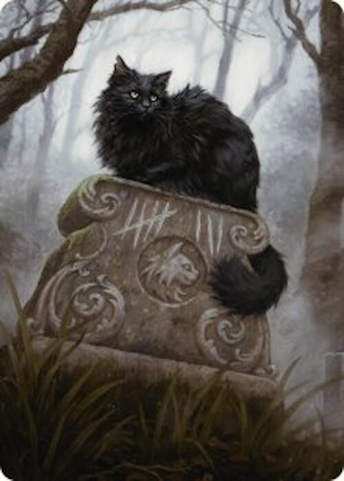 Nine-Lives Familiar 2 Art Card (36/54) [Foundations Art Series] | Gear Gaming Fayetteville