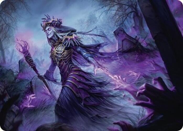 Zul Ashur, Lich Lord Art Card (10/54) [Foundations Art Series] | Gear Gaming Fayetteville