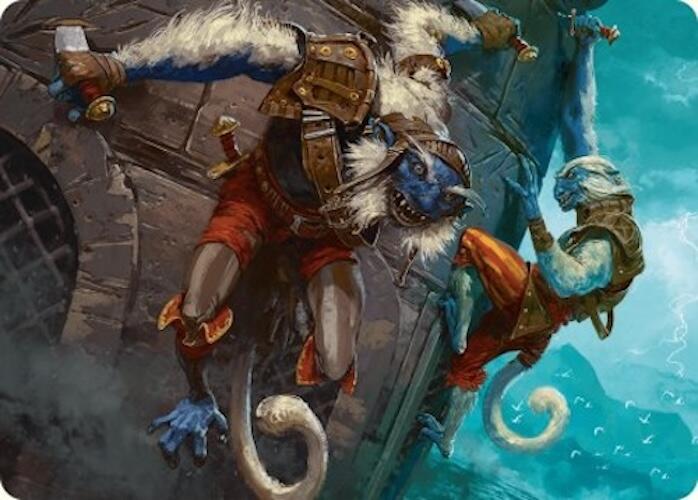 Goblin Boarders Art Card (11/54) [Foundations Art Series] | Gear Gaming Fayetteville