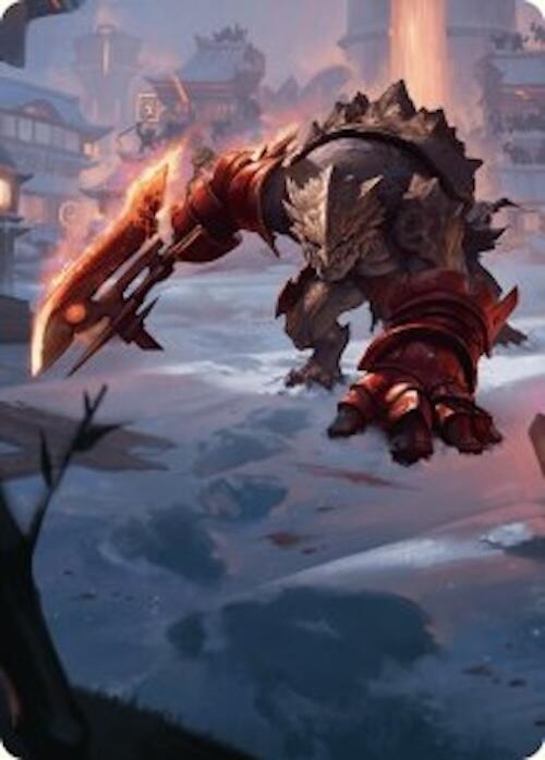 Searslicer Goblin Art Card (39/54) [Foundations Art Series] | Gear Gaming Fayetteville