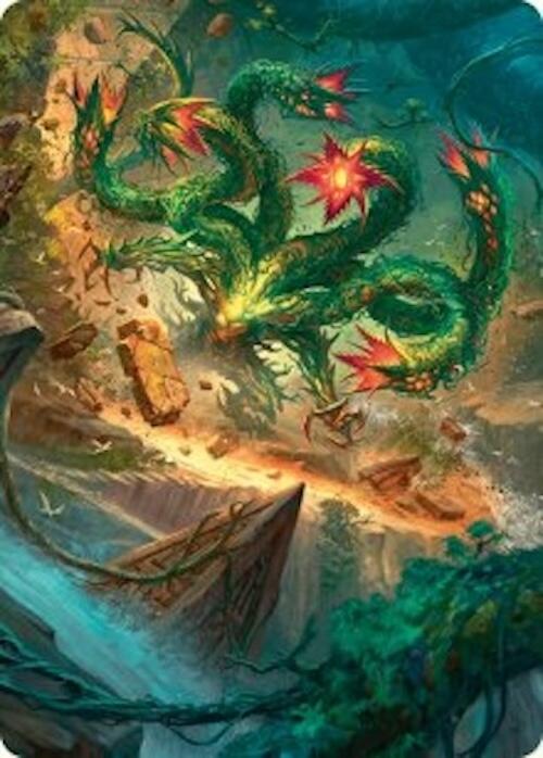 Mossborn Hydra Art Card (42/54) [Foundations Art Series] | Gear Gaming Fayetteville