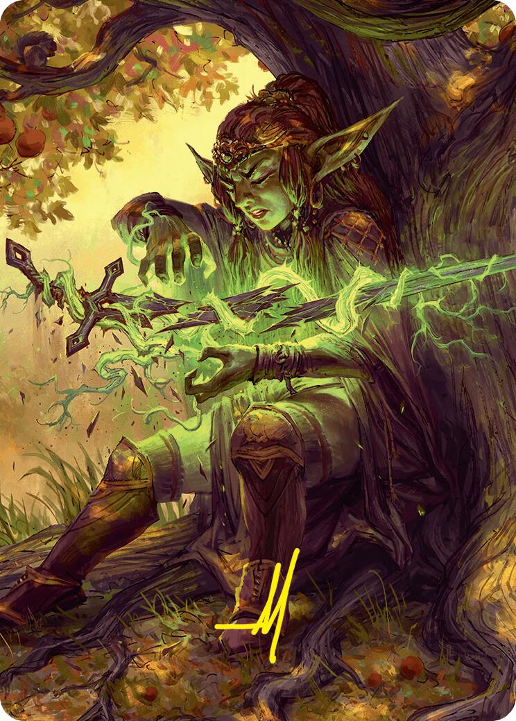 Reclamation Sage Art Card (45/54) (Gold-Stamped Signature) [Foundations Art Series] | Gear Gaming Fayetteville