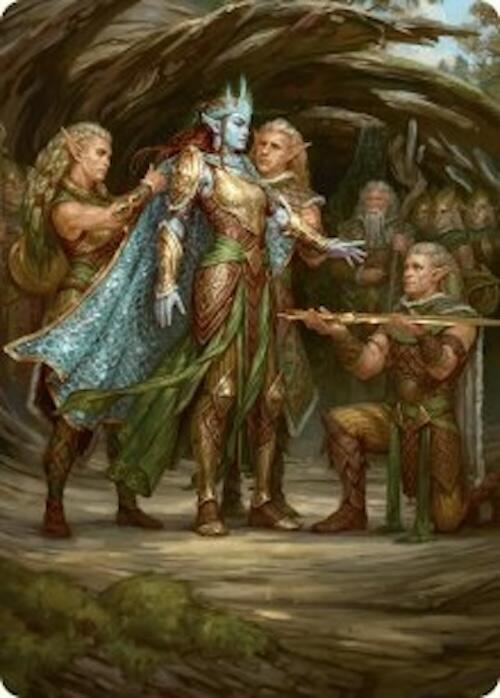 Lathril, Blade of the Elves Art Card (48/54) [Foundations Art Series] | Gear Gaming Fayetteville