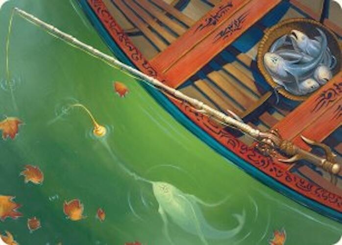 Fishing Pole Art Card (18/54) [Foundations Art Series] | Gear Gaming Fayetteville