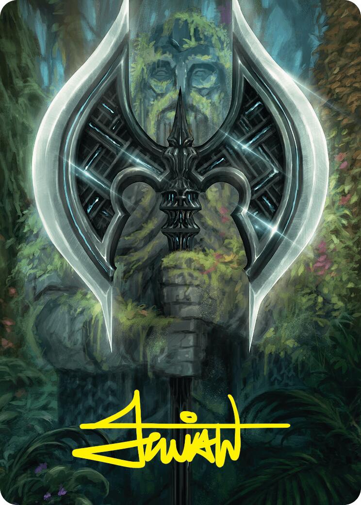 Leyline Axe Art Card (49/54) (Gold-Stamped Signature) [Foundations Art Series] | Gear Gaming Fayetteville