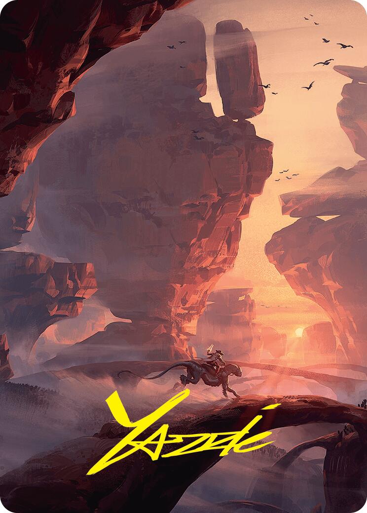 Mountain Art Card (24/54) (Gold-Stamped Signature) [Foundations Art Series] | Gear Gaming Fayetteville