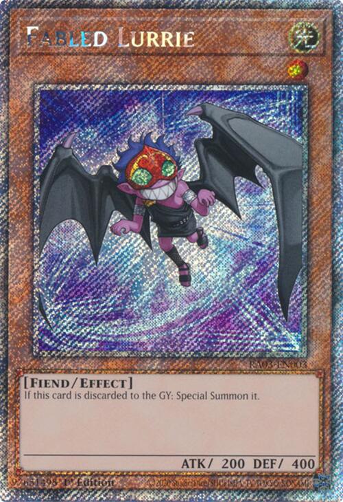 Fabled Lurrie (Platinum Secret Rare) [RA03-EN003] Platinum Secret Rare | Gear Gaming Fayetteville