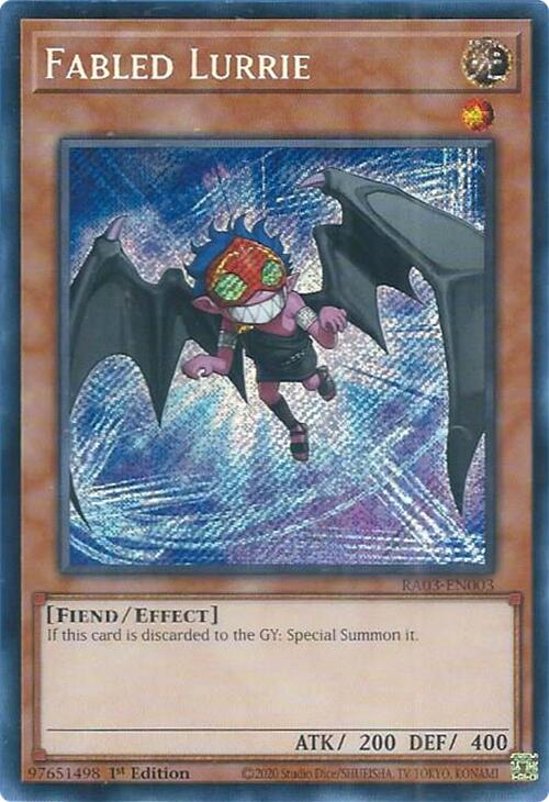 Fabled Lurrie (Secret Rare) [RA03-EN003] Secret Rare | Gear Gaming Fayetteville