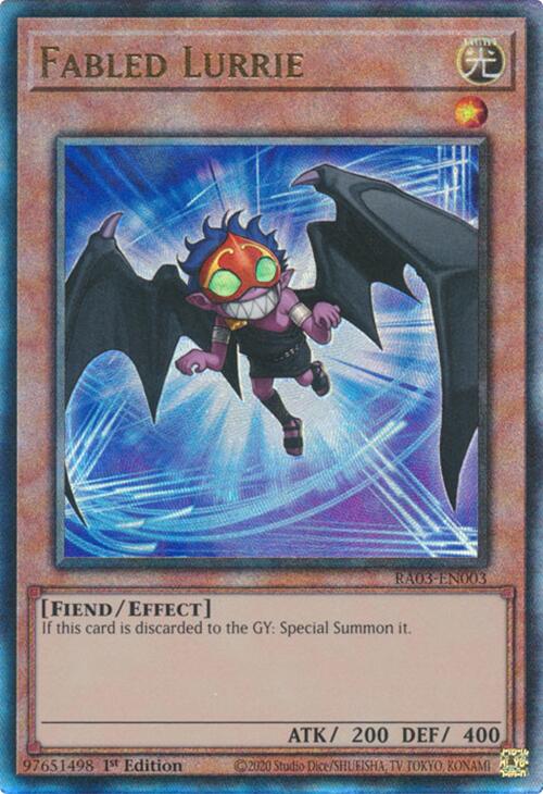 Fabled Lurrie (UTR) [RA03-EN003] Prismatic Ultimate Rare | Gear Gaming Fayetteville