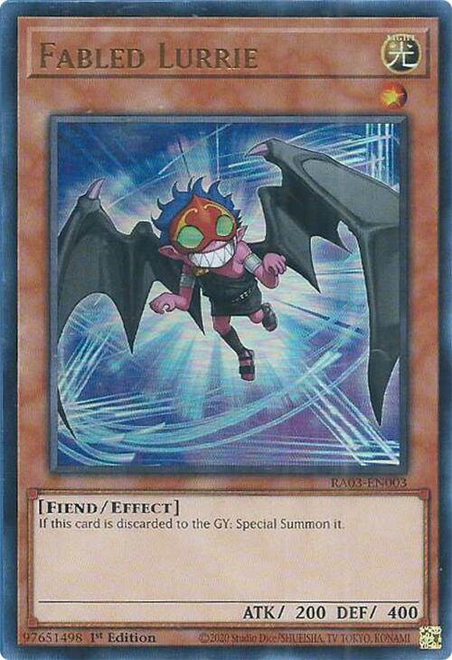 Fabled Lurrie (UR) [RA03-EN003] Ultra Rare | Gear Gaming Fayetteville