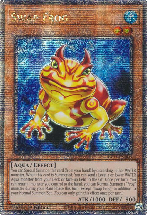 Swap Frog (Quarter Century Secret Rare) [RA03-EN005] Quarter Century Secret Rare | Gear Gaming Fayetteville