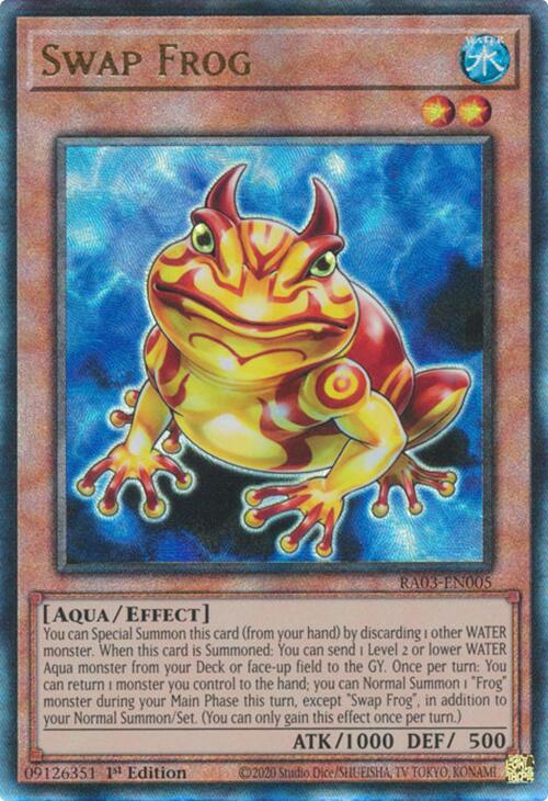 Swap Frog (UTR) [RA03-EN005] Prismatic Ultimate Rare | Gear Gaming Fayetteville