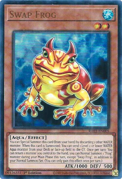 Swap Frog (UR) [RA03-EN005] Ultra Rare | Gear Gaming Fayetteville