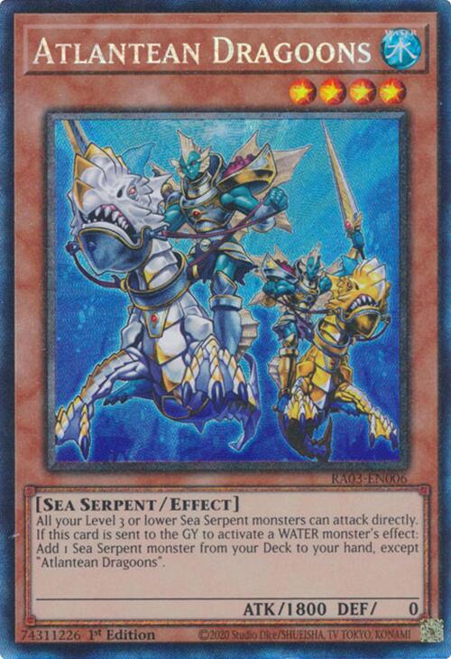Atlantean Dragoons (CR) [RA03-EN006] Prismatic Collector's Rare | Gear Gaming Fayetteville
