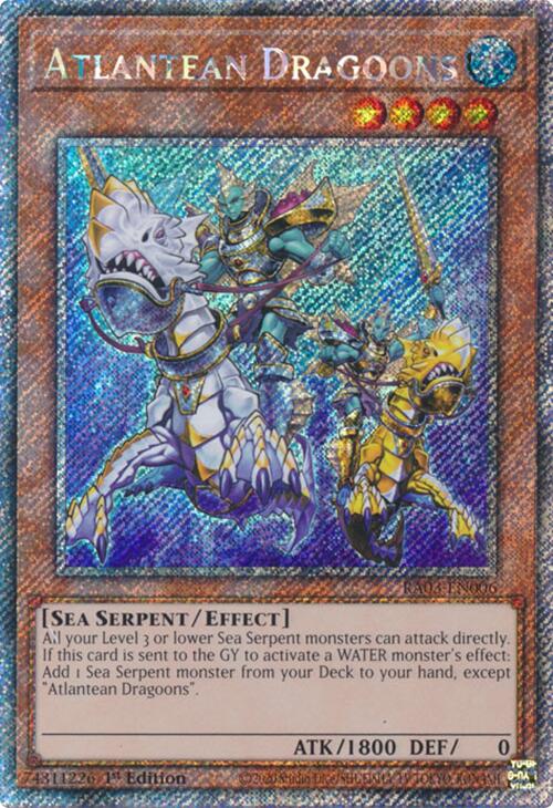 Atlantean Dragoons (Platinum Secret Rare) [RA03-EN006] Platinum Secret Rare | Gear Gaming Fayetteville