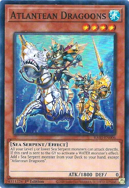 Atlantean Dragoons [RA03-EN006] Super Rare | Gear Gaming Fayetteville