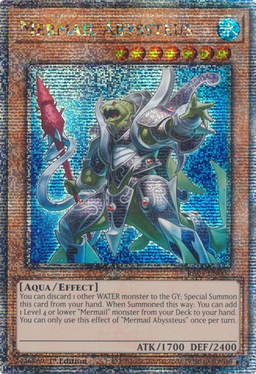 Mermail Abyssteus (Quarter Century Secret Rare) [RA03-EN007] Quarter Century Secret Rare | Gear Gaming Fayetteville