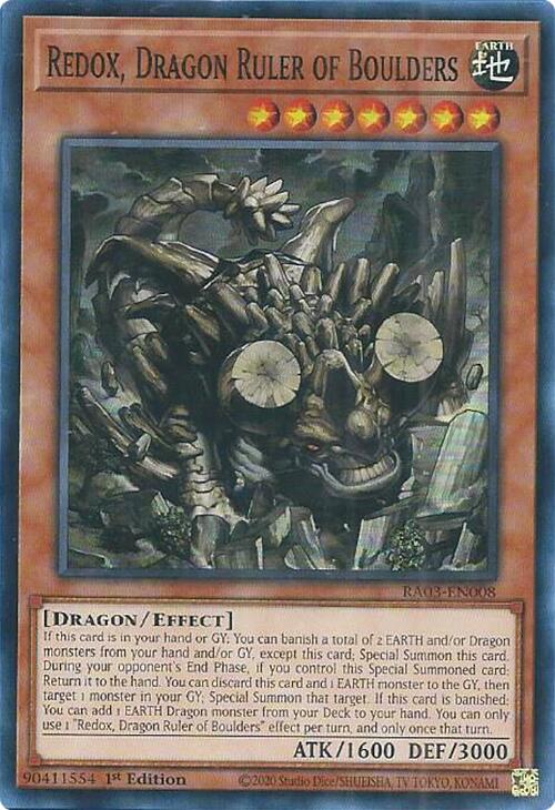 Redox, Dragon Ruler of Boulders [RA03-EN008] Super Rare | Gear Gaming Fayetteville