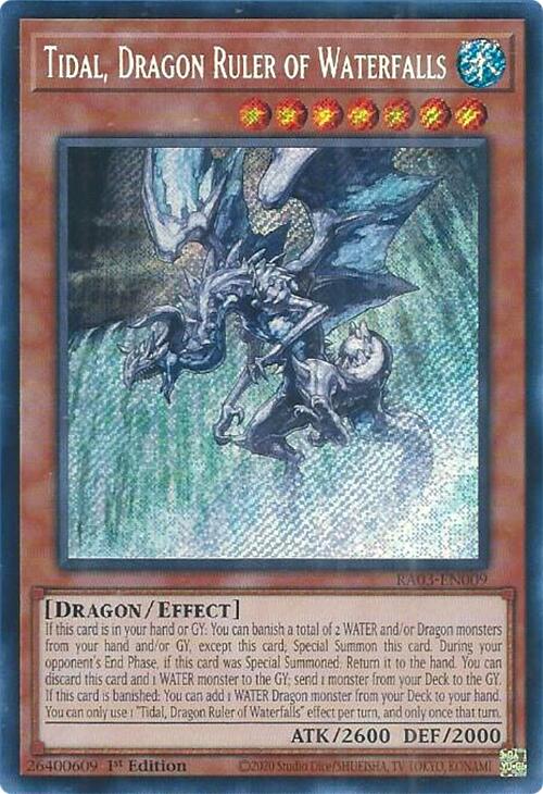 Tidal, Dragon Ruler of Waterfalls (Secret Rare) [RA03-EN009] Secret Rare | Gear Gaming Fayetteville