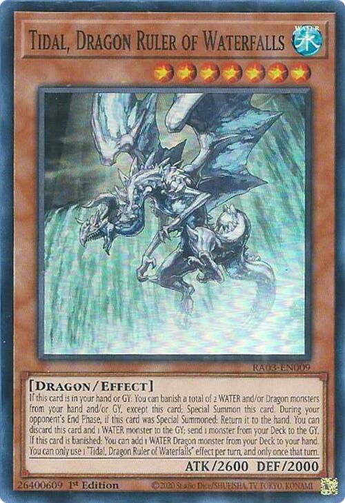 Tidal, Dragon Ruler of Waterfalls [RA03-EN009] Super Rare | Gear Gaming Fayetteville