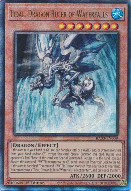 Tidal, Dragon Ruler of Waterfalls (UTR) [RA03-EN009] Prismatic Ultimate Rare | Gear Gaming Fayetteville