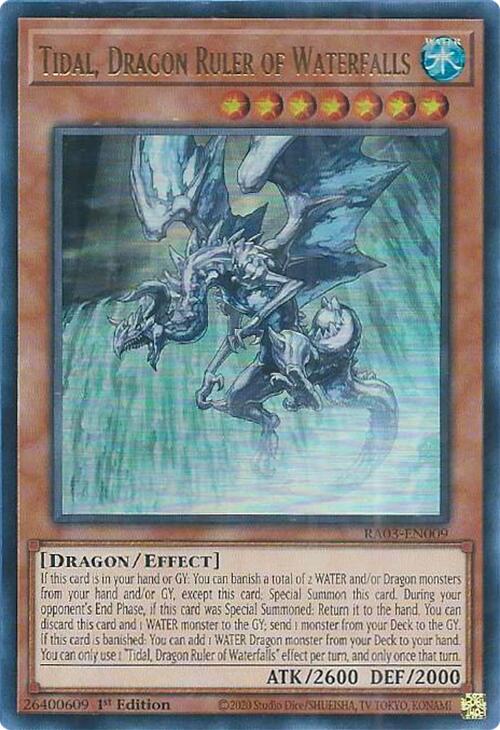 Tidal, Dragon Ruler of Waterfalls (UR) [RA03-EN009] Ultra Rare | Gear Gaming Fayetteville