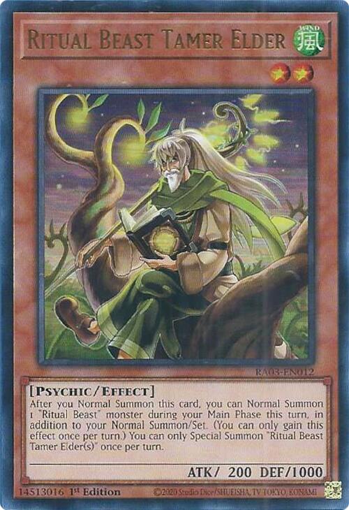 Ritual Beast Tamer Elder (UR) [RA03-EN012] Ultra Rare | Gear Gaming Fayetteville