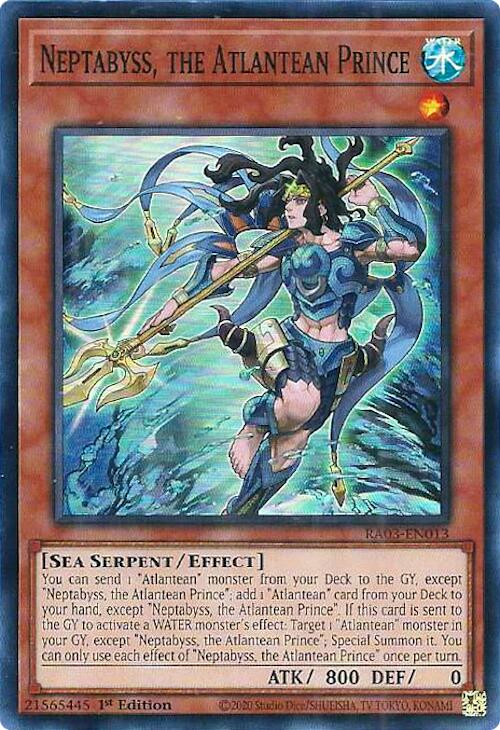 Neptabyss, the Atlantean Prince [RA03-EN013] Super Rare | Gear Gaming Fayetteville