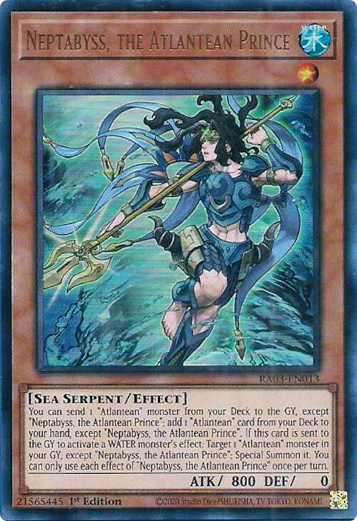 Neptabyss, the Atlantean Prince (UR) [RA03-EN013] Ultra Rare | Gear Gaming Fayetteville