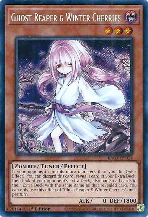 Ghost Reaper & Winter Cherries (Alternate Art) (Secret Rare) [RA03-EN014] Secret Rare | Gear Gaming Fayetteville