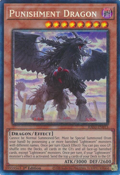 Punishment Dragon (CR) [RA03-EN015] Prismatic Collector's Rare | Gear Gaming Fayetteville