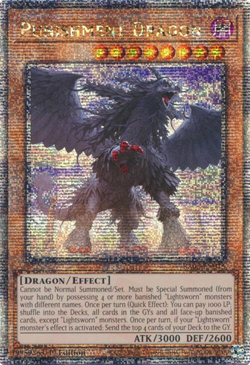 Punishment Dragon (Quarter Century Secret Rare) [RA03-EN015] Quarter Century Secret Rare | Gear Gaming Fayetteville