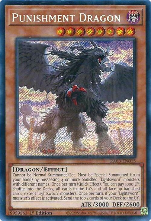 Punishment Dragon (Secret Rare) [RA03-EN015] Secret Rare | Gear Gaming Fayetteville