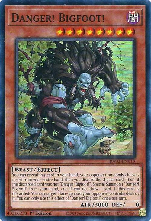 Danger! Bigfoot! [RA03-EN019] Super Rare | Gear Gaming Fayetteville