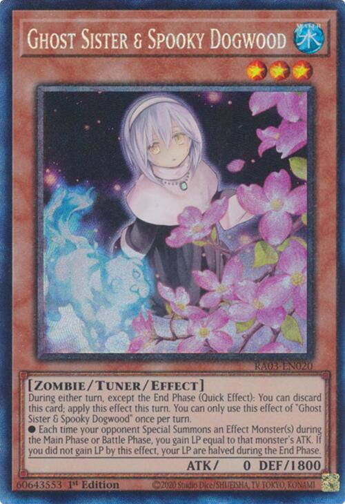 Ghost Sister & Spooky Dogwood (Alternate Art) (CR) [RA03-EN020] Prismatic Collector's Rare | Gear Gaming Fayetteville