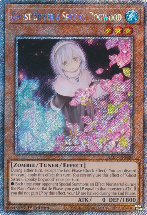 Ghost Sister & Spooky Dogwood (Platinum Secret Rare) [RA03-EN020] Platinum Secret Rare | Gear Gaming Fayetteville