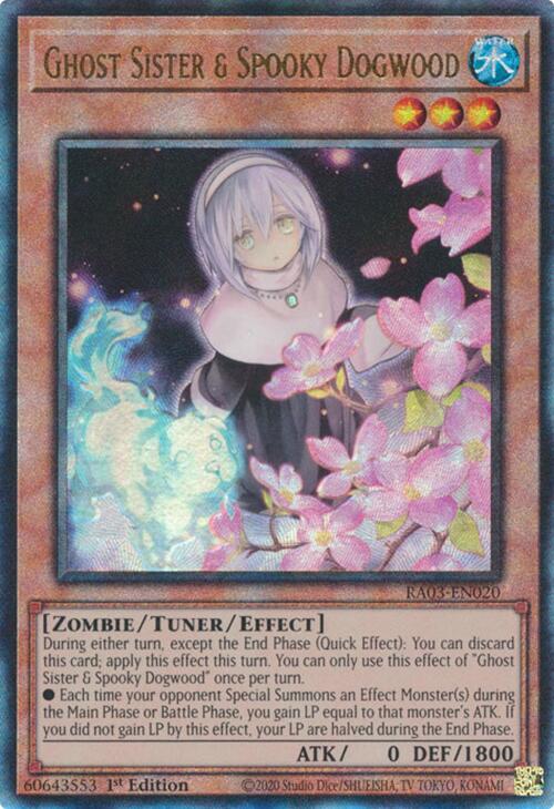 Ghost Sister & Spooky Dogwood (UTR) [RA03-EN020] Prismatic Ultimate Rare | Gear Gaming Fayetteville