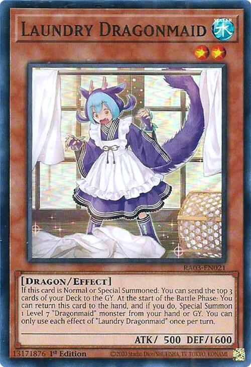 Laundry Dragonmaid [RA03-EN021] Super Rare | Gear Gaming Fayetteville