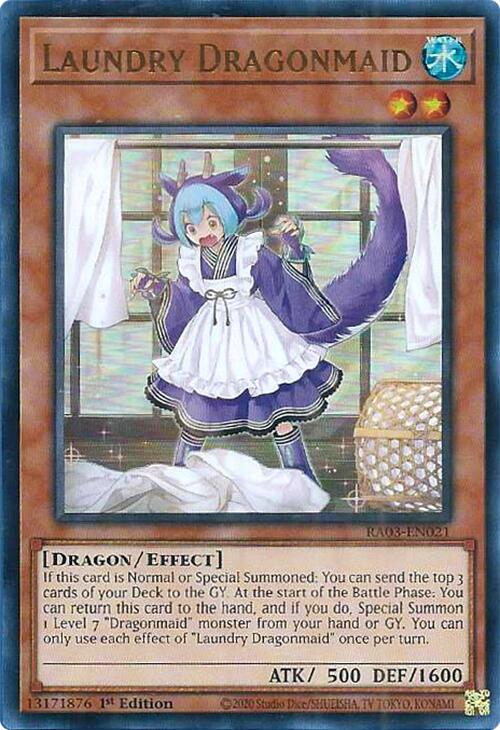 Laundry Dragonmaid (UR) [RA03-EN021] Ultra Rare | Gear Gaming Fayetteville