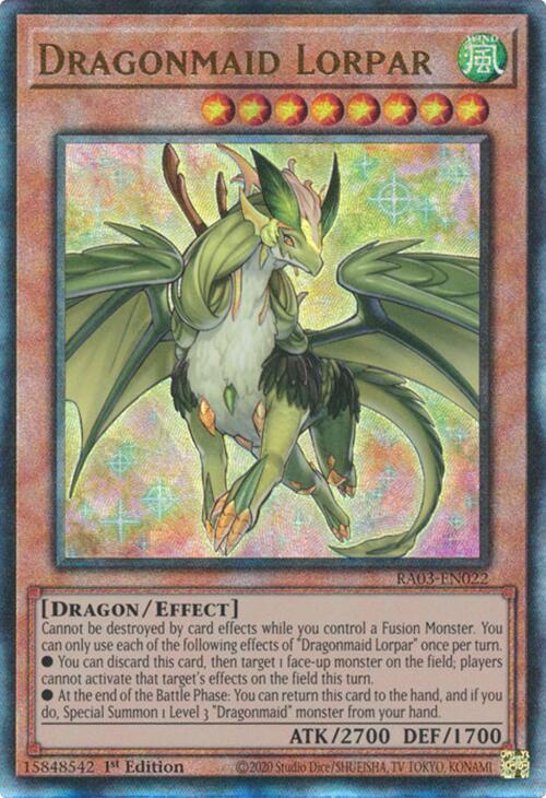 Dragonmaid Lorpar (UTR) [RA03-EN022] Prismatic Ultimate Rare | Gear Gaming Fayetteville