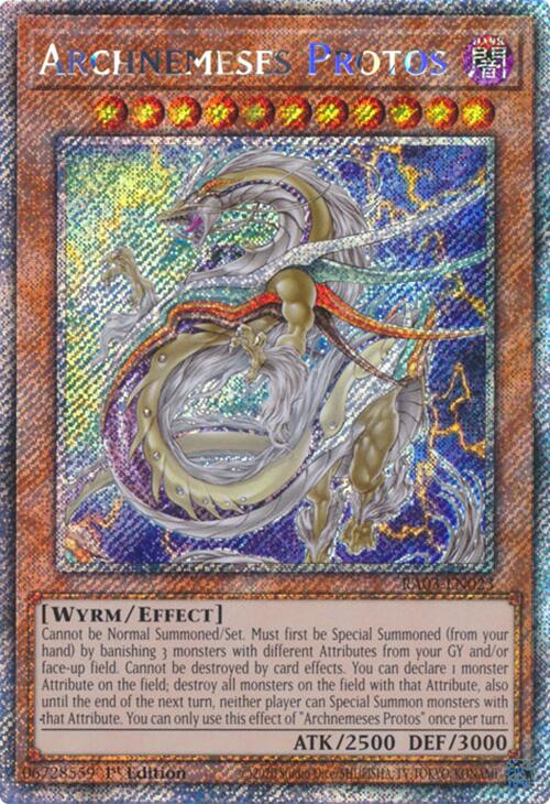 Archnemeses Protos (Platinum Secret Rare) [RA03-EN023] Platinum Secret Rare | Gear Gaming Fayetteville