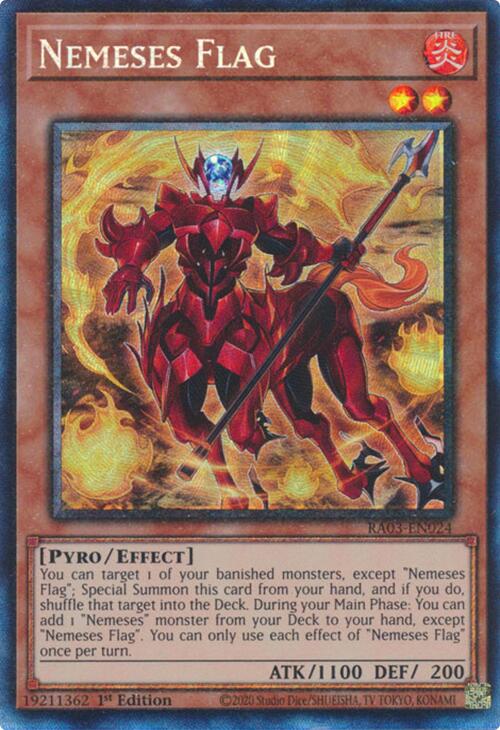 Nemeses Flag (CR) [RA03-EN024] Prismatic Collector's Rare | Gear Gaming Fayetteville