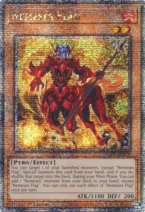 Nemeses Flag (Quarter Century Secret Rare) [RA03-EN024] Quarter Century Secret Rare | Gear Gaming Fayetteville